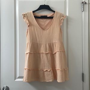 Peach dress